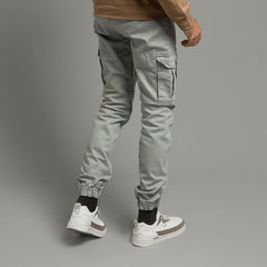 Men's Cargo Trousers - Light Grey LWR-0484