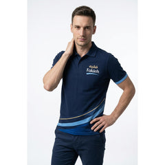 Fakieh Branded Navy Blue Comb Cotton