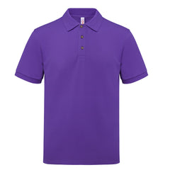 Honeycomb Short Sleeve CVC Polo Shirt