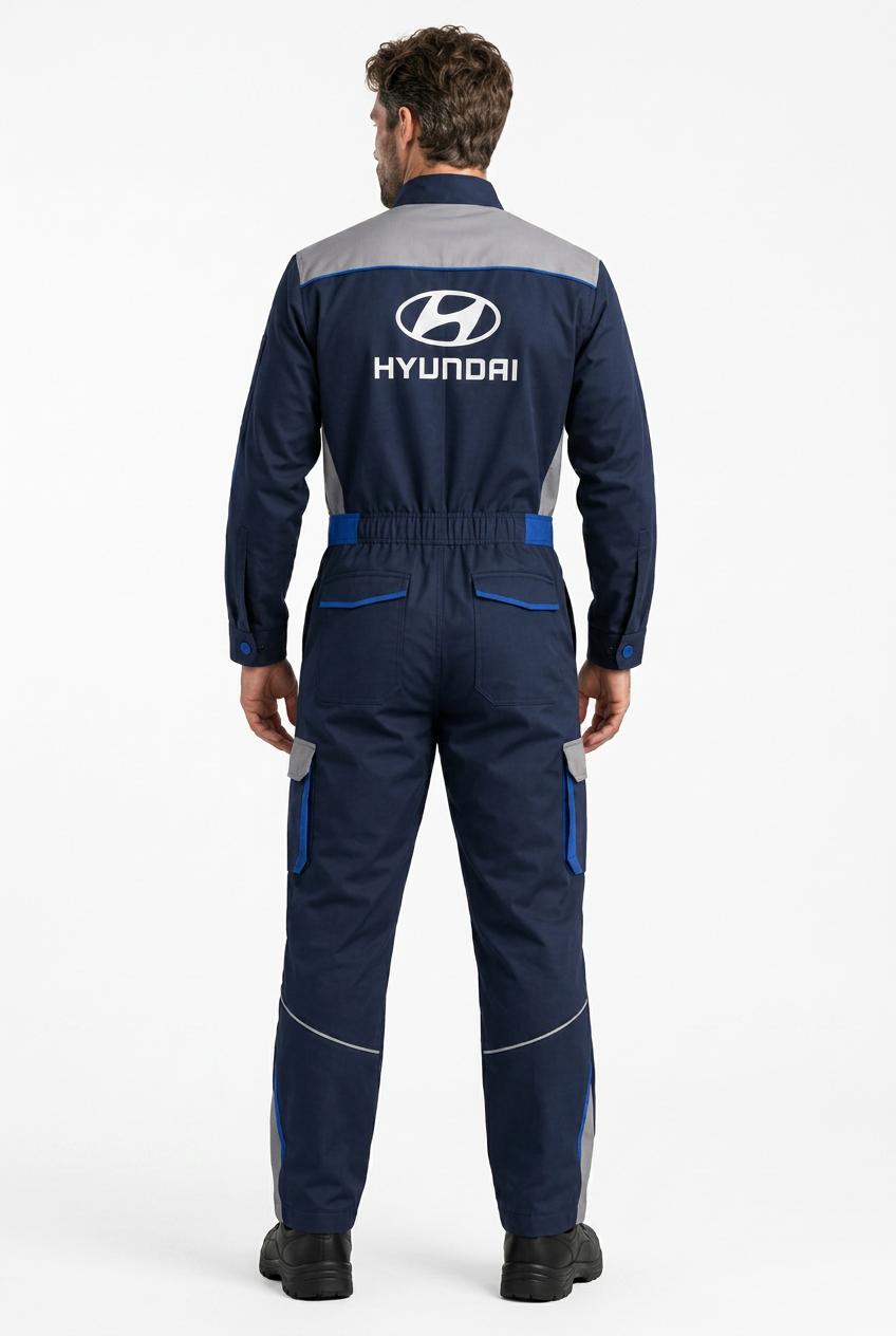 HYUNDAI Branded Coverall Twill Fabric