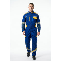 KOMATSU Branded Coverall Twill Fabric