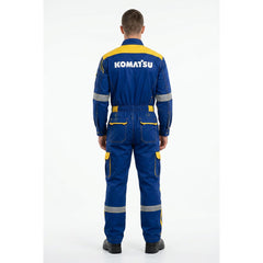 KOMATSU Branded Coverall Twill Fabric