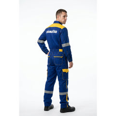 KOMATSU Branded Coverall Twill Fabric