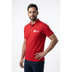LG Branded Pique Polo