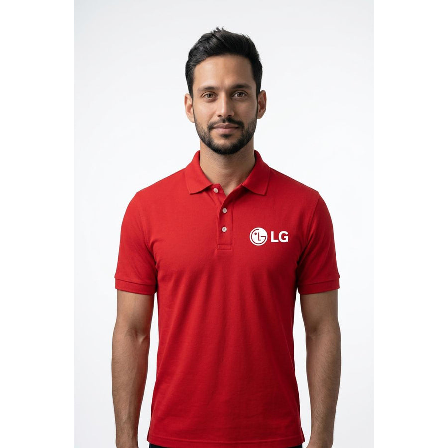 LG Branded Pique Polo