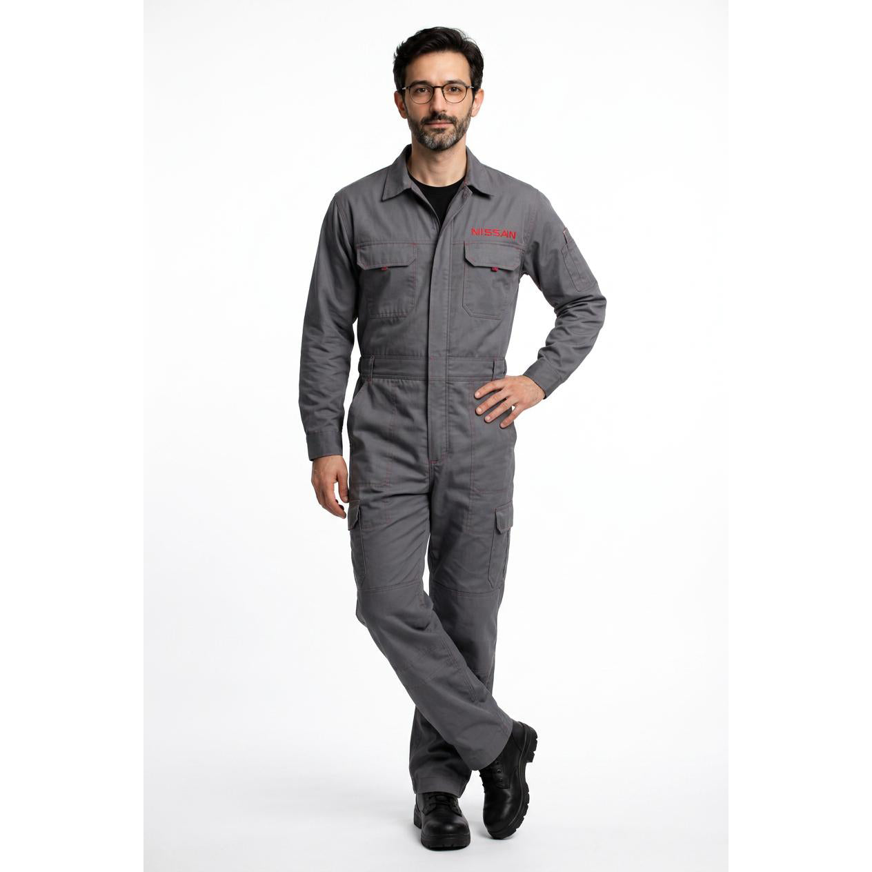 NISSAN Branded Coverall Twill Fabric