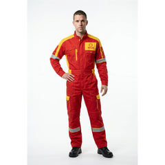 SHELL Branded Coverall Twill Fabric