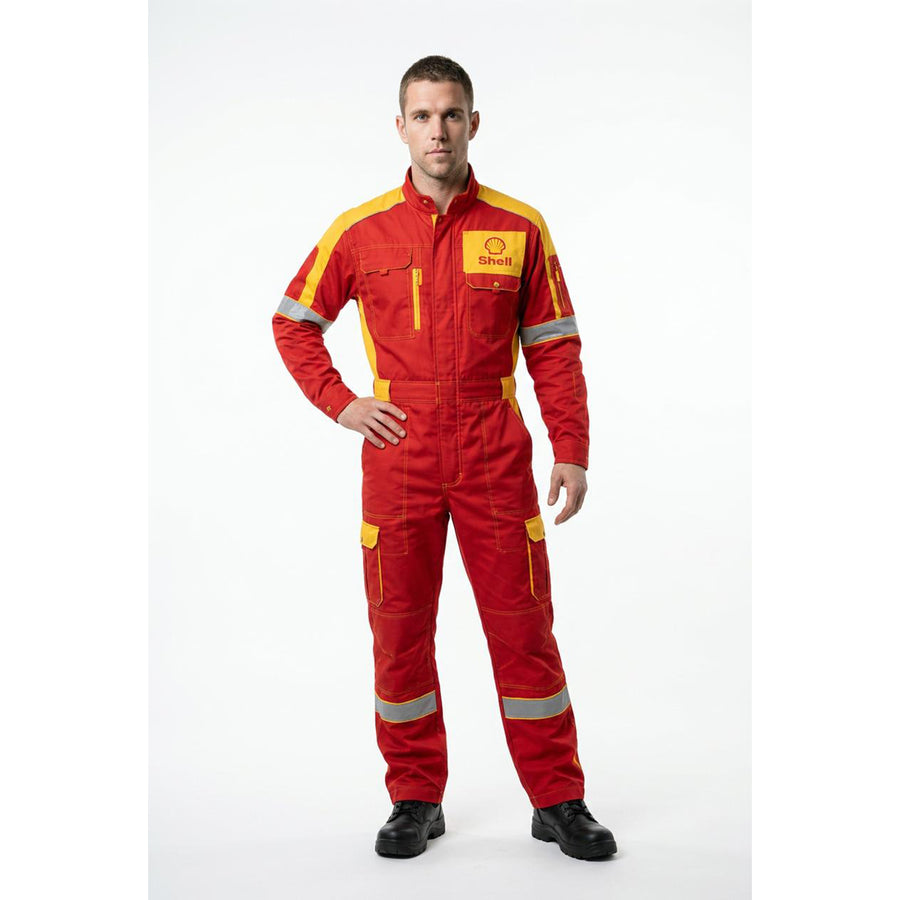 SHELL Branded Coverall Twill Fabric