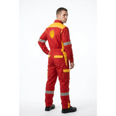 SHELL Branded Coverall Twill Fabric