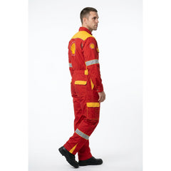 SHELL Branded Coverall Twill Fabric