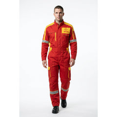 SHELL Branded Coverall Twill Fabric