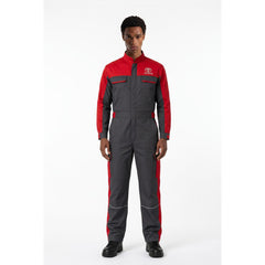 TOYOTA Red Branded Coverall Twill Fabric