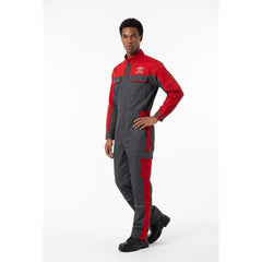 TOYOTA Red Branded Coverall Twill Fabric