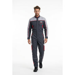 TOYOTA Grey Branded Coverall Twill Fabric