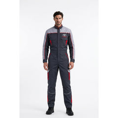 TOYOTA Grey Branded Coverall Twill Fabric