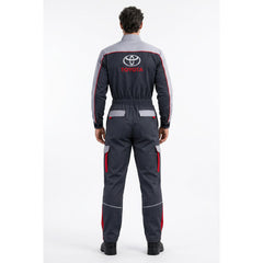 TOYOTA Grey Branded Coverall Twill Fabric