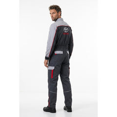 TOYOTA Grey Branded Coverall Twill Fabric