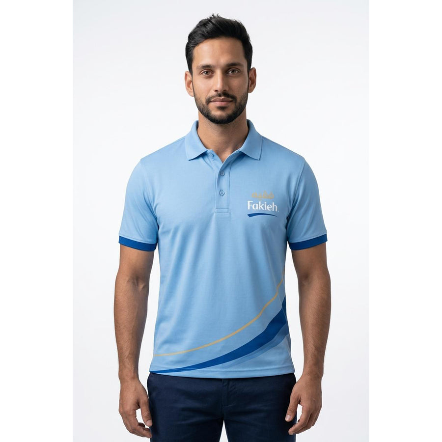 Fakieh Branded Light Blue Comb Cotton