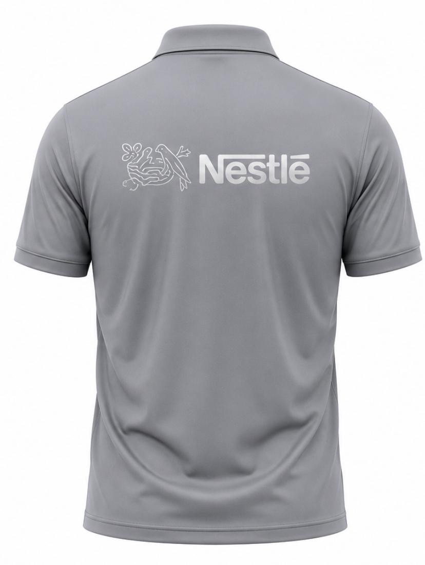 Gray Dry Fit Polo