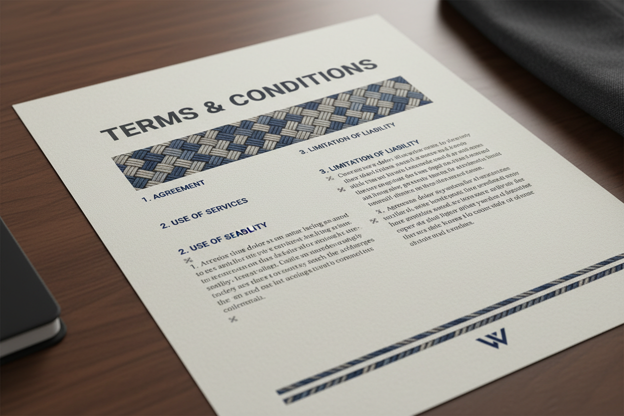 Terms and Conditions Corporate Fabric